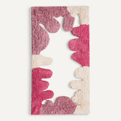 Miroir Cageri 41 Cm 75 Cm Coton Rose