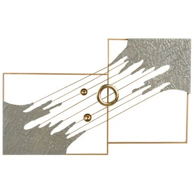 Décoration Murale Skerries 45 Cm Métal Gris