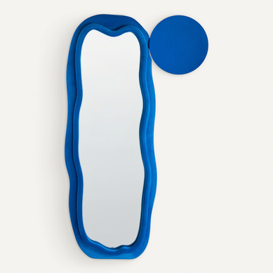 Miroir Beaune 56 Cm 160 Cm Velours Bleu Miroir Beaune 56 Cm 160 Cm Velours Bleu
