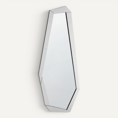 Miroir Chanu 44 Cm 104 Cm Argenté