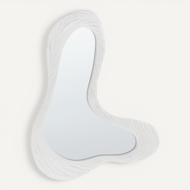 Miroir Guiclan 61 Cm 83 Cm Blanc