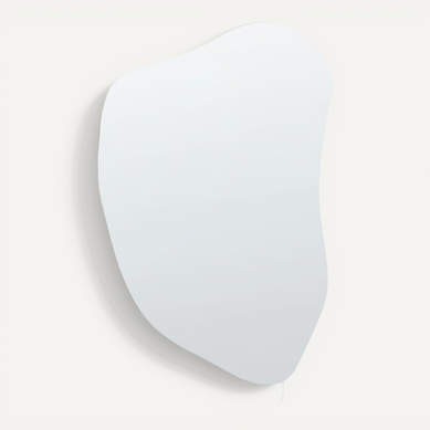 Miroir Arvert 60 Cm 80 Cm Marbre Blanc
