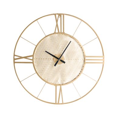 Horloge Murale Blamere Métal Doré