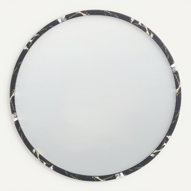 Miroir Martel 69 Cm 69 Cm Noir