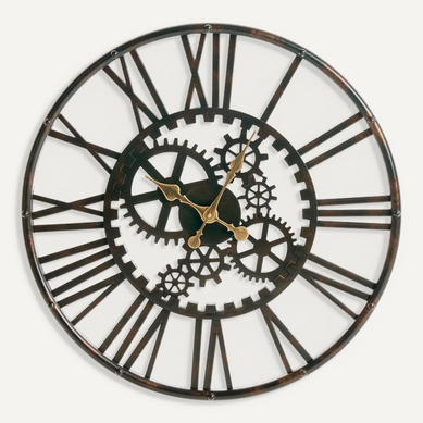 Horloge Murale Petrer Matière Synthétique Noir