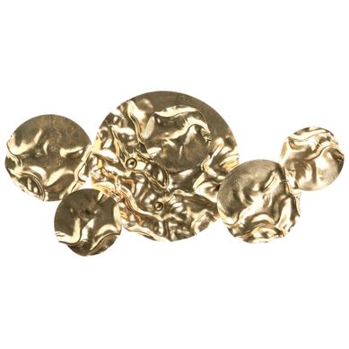 Décoration Murale Calry 43 Cm Métal Doré