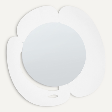 Miroir Atik 50 Cm 50 Cm Blanc