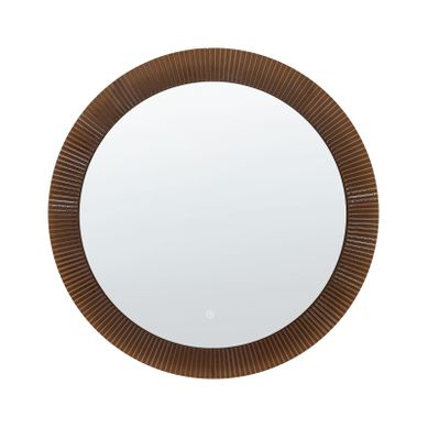Miroir De Salle De Bain LED Besbe 80 Cm 80 Cm Marron Miroir De Salle De Bain LED Besbe 80 Cm 80 Cm Marron