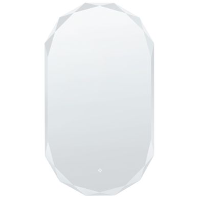 Miroir De Salle De Bain LED Anizy 62 Cm 110 Cm Argenté Miroir De Salle De Bain LED Anizy 62 Cm 110 Cm Argenté