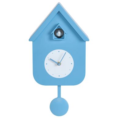 Horloge Pendulaire Bonneval Avec Un Coucou Bleu