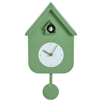 Horloge Pendulaire Bonneval Avec Un Coucou Vert