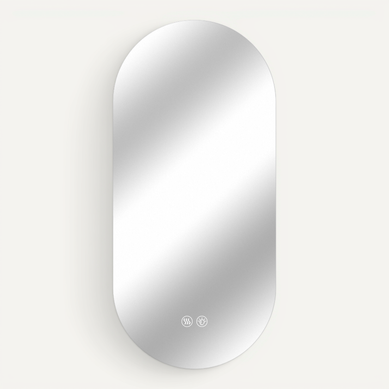 Miroir Mural Intelligent 60x120 Cm Avec éclairage LED, écran Tactile Anti-buée, En Verre, Argent Miroir Mural Intelligent 60x120 Cm Avec éclairage LED, écran Tactile Anti-buée, En Verre, Argent