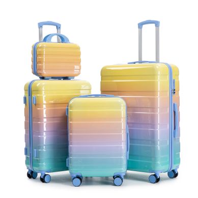 Set Valises Rigides PP – 14/20/24/28 Pouces – Noir, Cabine Et Voyage