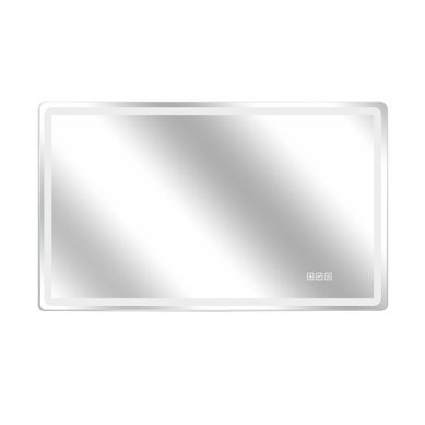 Miroir De Salle De Bain LED 60x120 Cm Anti-buée, 3 Couleurs, Intensité Variable, Ip44 Miroir De Salle De Bain LED 60x120 Cm Anti-buée, 3 Couleurs, Intensité Variable, Ip44