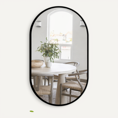 Miroir De Salle De Bain 50x80 Cm Argenté En Verre Et Métal