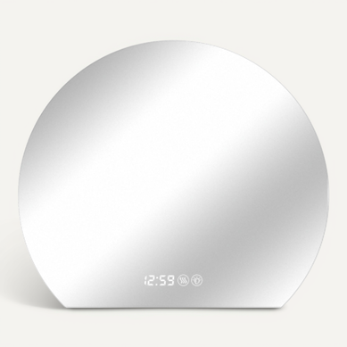 Miroir De Salle De Bain Rond 80 Cm Avec éclairage LED, Anti-buée Et Intensité Réglable