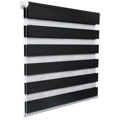 1 Pièce Store Enrouleur Double. Fixation Rapide Sans Perçage. Isolant Thermique.60x150cm.anthracite
