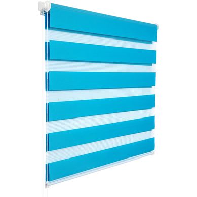 Store Enrouleur Double Fixation Rapide Isolant Thermique 80x150 cm Turquoise