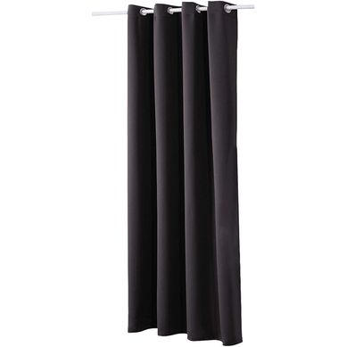 1 Pièce Rideau Occultant à Oeillets Pour Fenêtre Porte. Thermique Isolant.135x175cm.anthracite