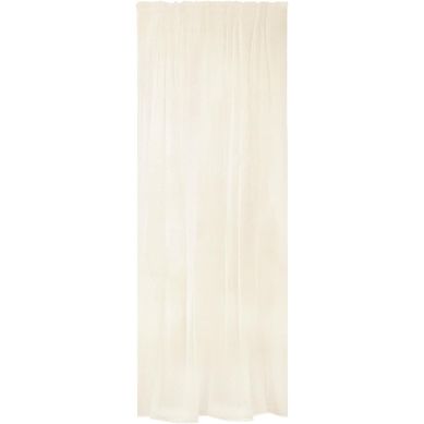 1 Pièce Rideau Semi-transparent. Suspension Avec Passe-tringle Voilage. 140x175 Cm. Sable. Vh5856sd