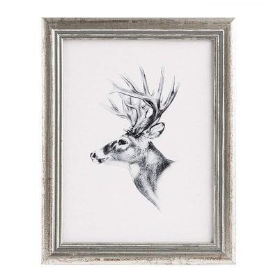 1 Pièce Cadre De Photo En Bois Artos Style Façade En Verre.30x40 Cm.argent