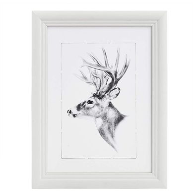1 Pièce Cadre De Photo En Bois Artos Style Façade En Verre.10x15cm.blanc