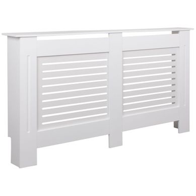 Cache radiateur Blanc Moderne 152x83x19 cm Cache radiateur Blanc Moderne 152x83x19 cm