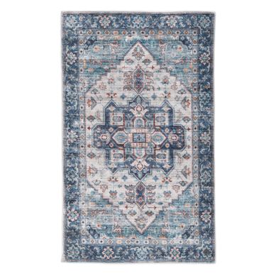 Tapis modernes bleus pour la maison en 100% laine