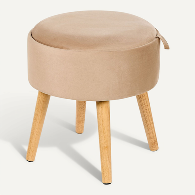 Tabouret Baroque / Rococo - Palazzo Int - Bois Et Tissu Multicolore - Neuf