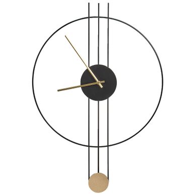 Horloge Pendulaire Anniviers Métal Noir