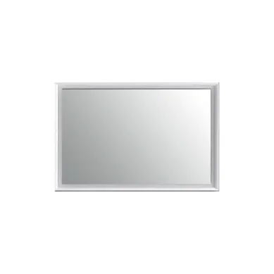 Miroir Salle De Bain LED Avec Cadre Blanc