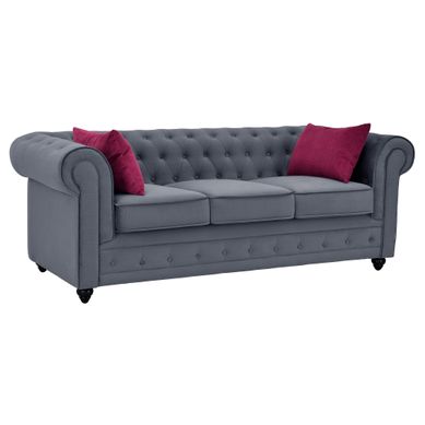 CHESTER  tissu Gris anthracite