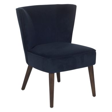 HARRY  tissu velours bleu marine