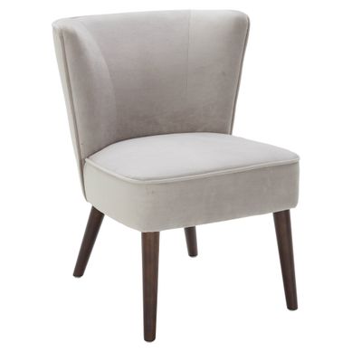 HARRY  tissu velours gris clair