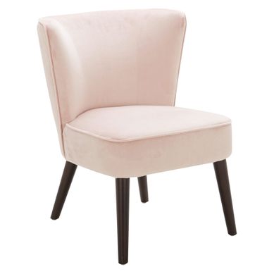 HARRY  tissu velours rose poudré