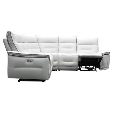 électrique HEAVEN  cuir blanc tissu métal