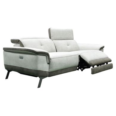 électrique STYLSON  tissu beige et marron glacé