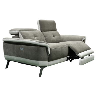 électrique STYLSON  tissu marron et beige