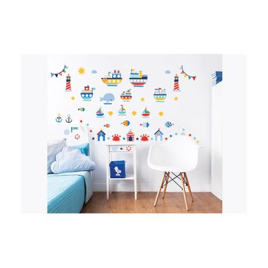 64 Stickers Enfants Bord De Mer