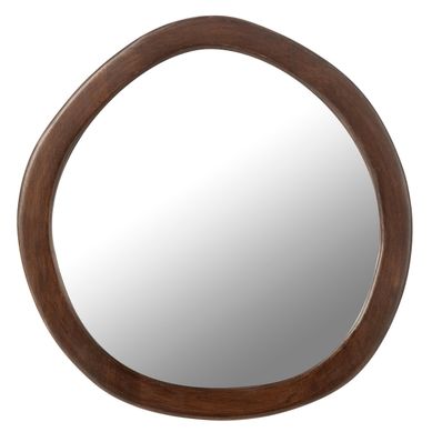 Miroir Mural En Bois "whisp" 40cm Marron Miroir Mural En Bois "whisp" 40cm Marron
