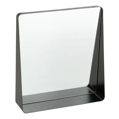 Miroir Mural En Métal "alejandro" 41cm Noir