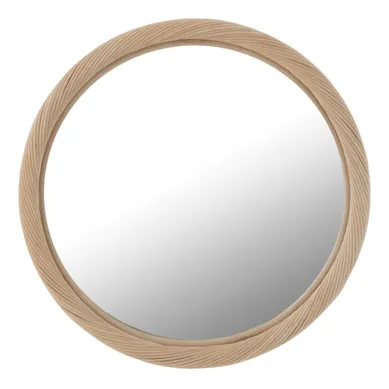 Miroir Mural En Rotin "dwayne" 50cm Naturel