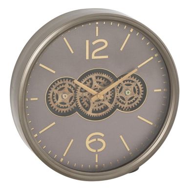 Horloge Murale Engrenage "plum" 39cm Gris