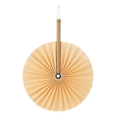 Décoration Murale éventail "bambou" 51cm Naturel