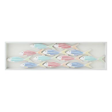 Déco Murale Poisson "javier" 81cm Multicolore