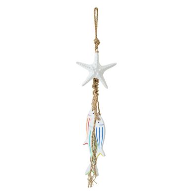 Suspension Déco étoile et Poissons "javier" 86cm Multicolore