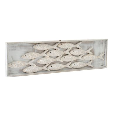 Déco Murale Poisson "javier" 83cm Naturel