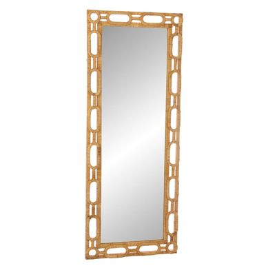 Miroir Mural En Rotin "ring" 172cm Naturel