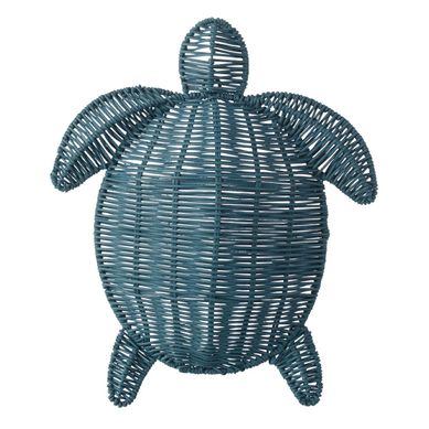 Déco Murale Tortue "porfirio" 31cm Bleu Foncé