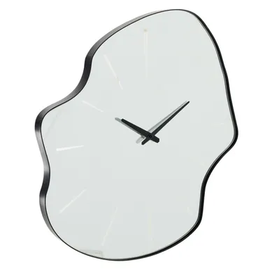 Horloge Murale En Verre "irrégulier" 64cm Noir